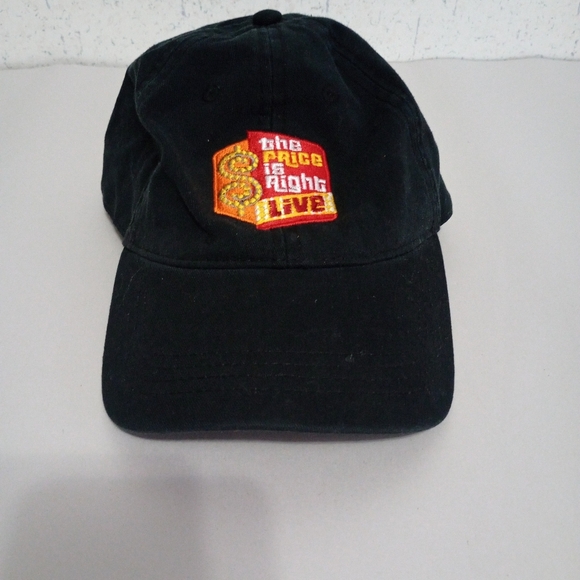 The Price Is Right Hat Cap Men’s Black Strapback Embroidered Game Show - Picture 1 of 6